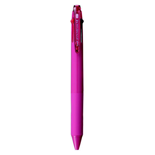三菱鉛筆uni ジェットストリーム ボールペン ローズピンク軸 4色 0.7mm SXE4-500-07 2本（直送品）