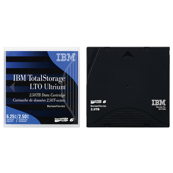 IBM ULTRIUM6 データカートリッジ 2.5TB/6.25TB 00V7590 - アスクル