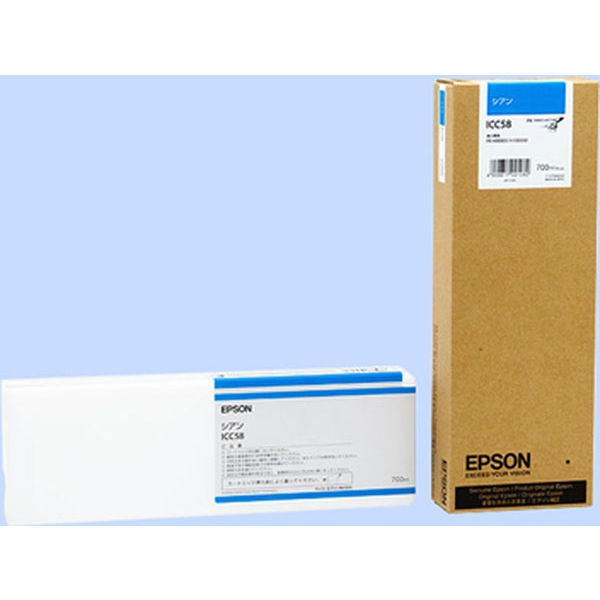 エプソン（EPSON） 純正インク ICC58 シアン IC58シリーズ1個