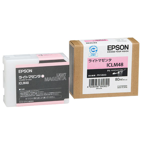 エプソン（EPSON） 純正インク ICLM48 ライトマゼンタ 1個（取寄品）