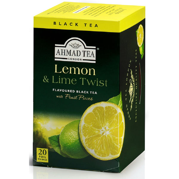 紅茶 ティーバッグ 】 AHMAD TEA (アーマッドティー） レモン＆ライム 