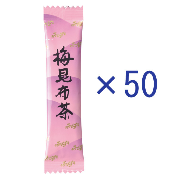 大井川茶園　インスタント梅昆布茶　スティックタイプ　1袋（50本入）