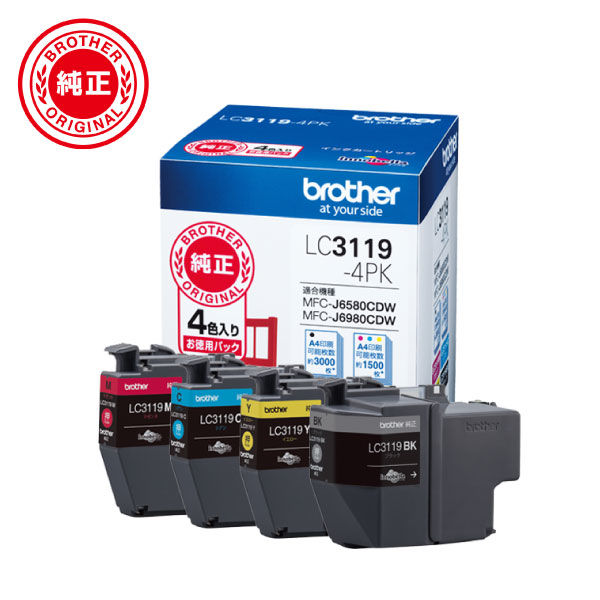 ブラザー工業brother LC3119-4PK