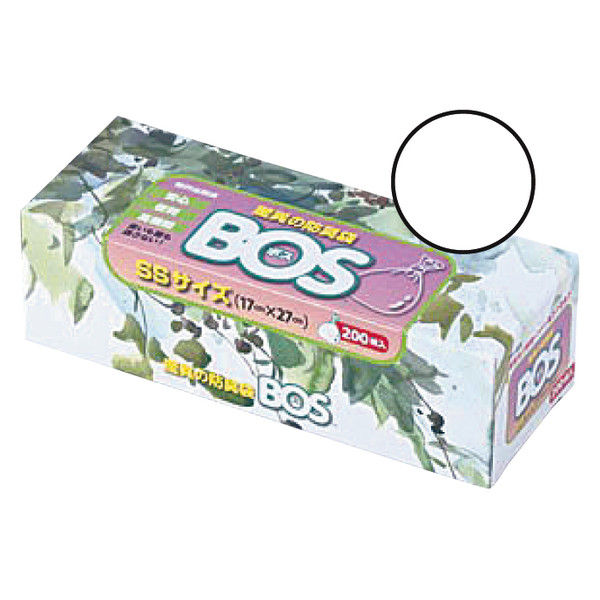 クリロン化成 驚異の防臭袋BOS 箱型 SSサイズ ポリ袋（規格袋） 1箱