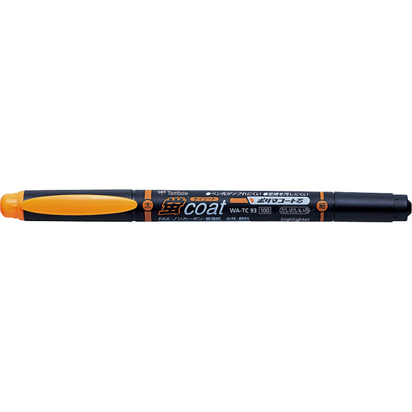 【新品】（まとめ） トンボ鉛筆 蛍コート 太細ツインタイプ WA-TC93 橙 1本入 【×30セット】