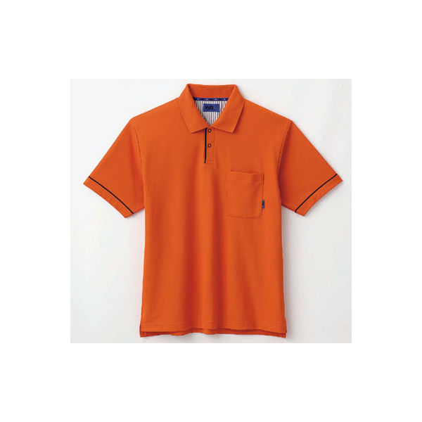 WSP（ダブルエスピー） ユニセックス ポロシャツ オレンジ L 65044（直送品）