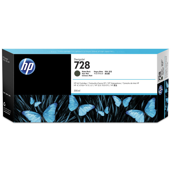 HP728  プロッターインクカートリッジ4点 新品未使用マットブラック300ml×1