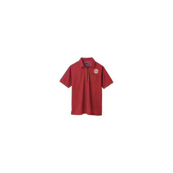 WSP（ダブルエスピー） ユニセックス 小さいサイズ ポロシャツ（ワッペン付：67199） レッド SS 65203（直送品）