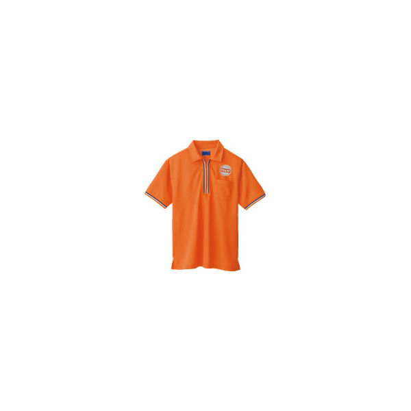 WSP（ダブルエスピー） ユニセックス ポロシャツ（ワッペン付：67199） オレンジ M 65204（直送品）