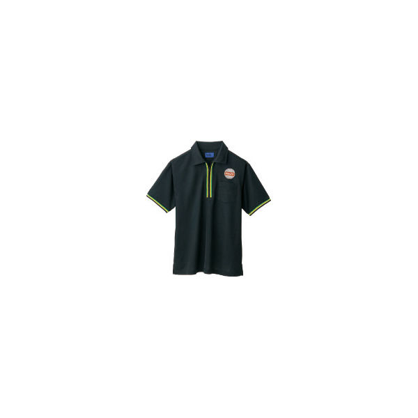 WSP（ダブルエスピー） 小さいサイズ ポロシャツ（ワッペン付：67199） ブラック SS 65200（直送品）