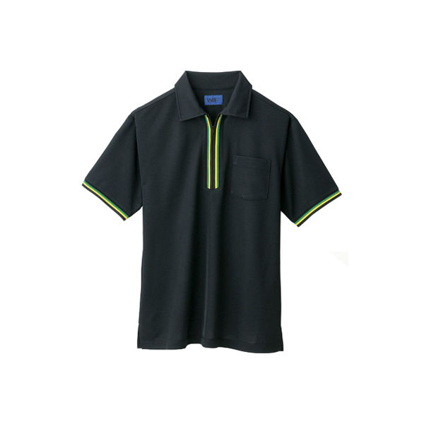 WSP（ダブルエスピー） 小さいサイズ ポロシャツ ブラック SS 65200（直送品）