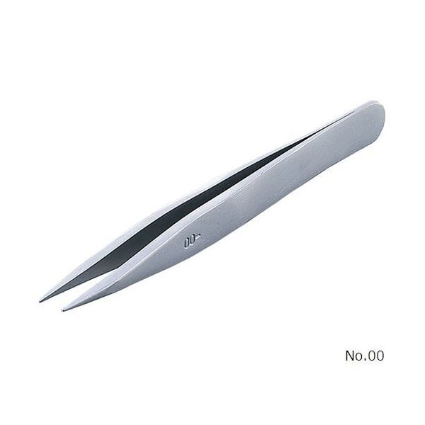 RUBIS 強靭精密ピンセット DURAX No.00 1-2005-02 1本（直送品）