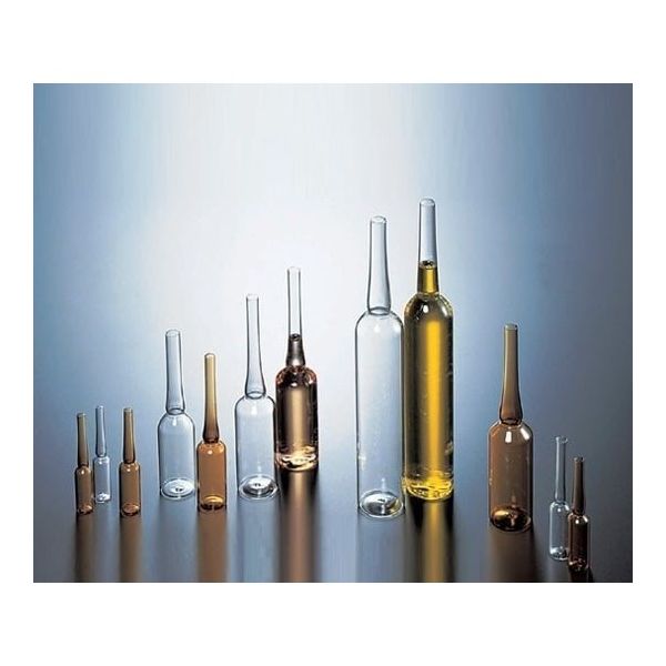 アズワン アンプル管(硼珪酸ガラス製) 試料管L 透明 2mL 100本入 5-124-21 1箱(100本)（直送品）