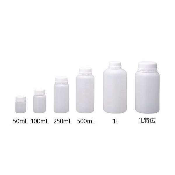 日本メデカルサイエンス セキュリティーボトル 丸型 250mL 1箱(100本入) 1-1548-03 1箱(100本)（直送品）