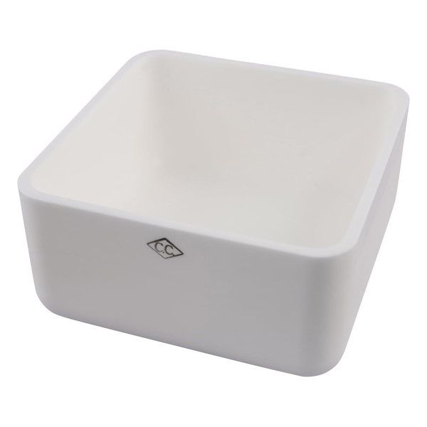 ニッカトー アルミナ焼成用容器 角型るつぼ 120角×60mm SSA-Tサヤ 120 1個 1-1736-03（直送品）