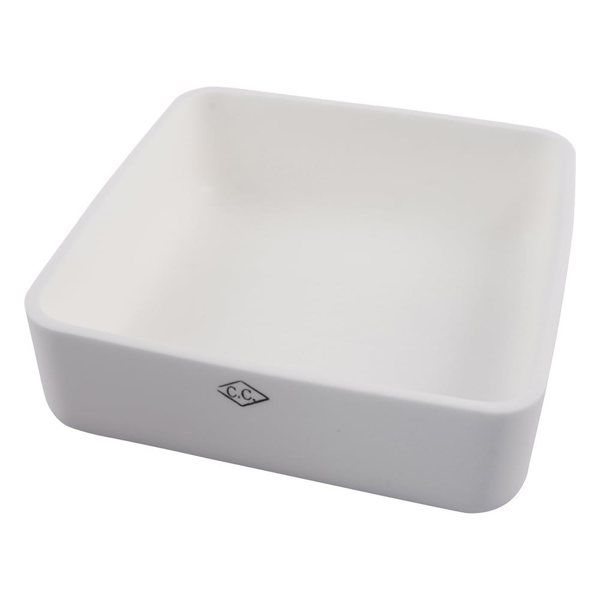 ニッカトー アルミナ焼成用容器 角型るつぼ 150角×50mm SSA-Tサヤ 150 1個 1-1736-04（直送品）