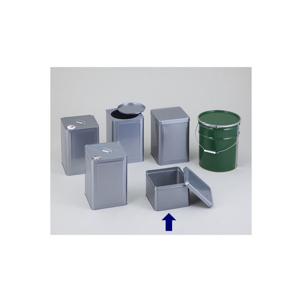 石井ブラシ産業 金属缶 天切缶(半缶) 9L 1-1806-05 1個（直送品）