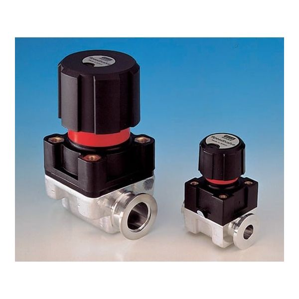 エドワーズ ダイヤフラムバルブ手動式 (バイトンR) NW16 SP16K 1個 1-3059-12（直送品）