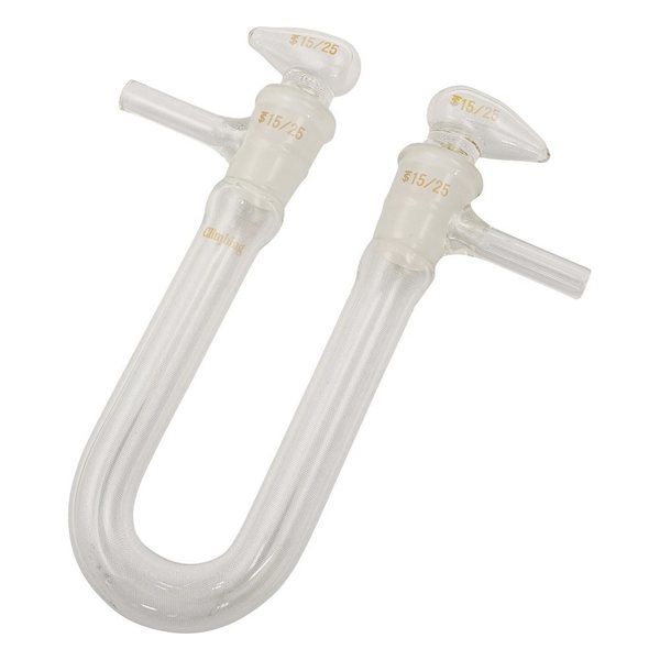 クライミング 共通摺合カルシューム管(活栓付U字型) 130mm CL0684-01-10 1個 1-4357-01（直送品）