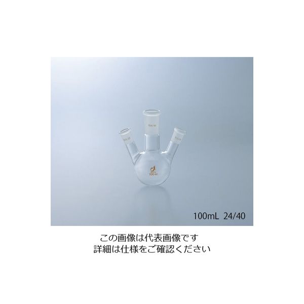 クライミング 共通摺合三つ口フラスコ 200mL 0080-03-10 1個 1-4361-02（直送品）