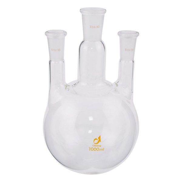 クライミング 共通摺合三つ口フラスコ 1000mL CL0080-10-30 1個 1-4361-11（直送品）