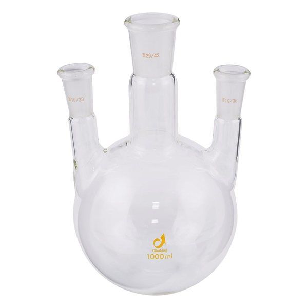 クライミング 共通摺合三つ口フラスコ 1000mL CL0080-11-30 1個 1-4361-12（直送品）