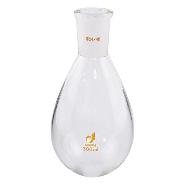 クライミング 共通摺合茄子型フラスコ 300mL TS24/40 0090-06-40 1個 1-4363-09（直送品）