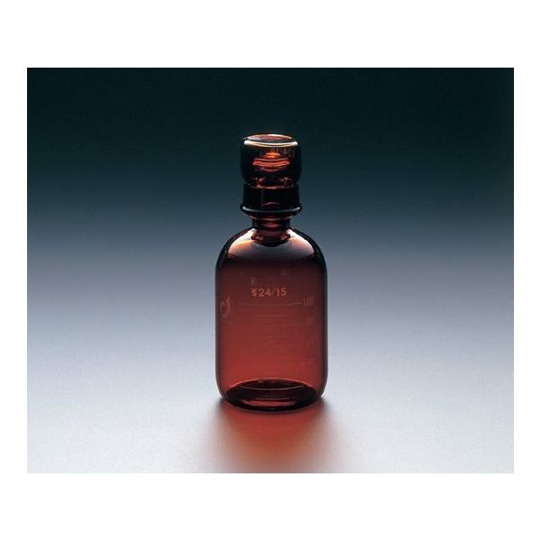 クライミング 保存容器 茶色透明摺 100mL CL0711-05-11 1本 1-4376-02（直送品）