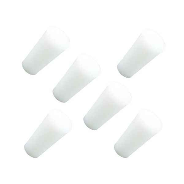 アラム シリコンロング栓 7号 白 100個入 7 シロ 1袋(100個) 1-4420-07（直送品）