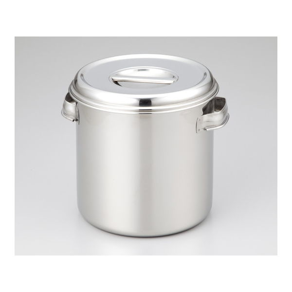 燕物産 ステンレスポット （取手付き） 13L 26cm 1個 1-4527-09（直送品）