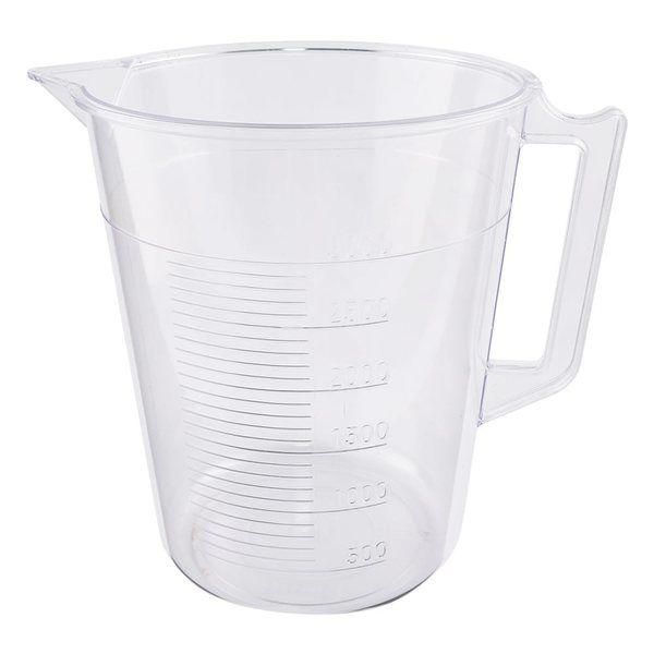 アズワン 透明計量カップ 3000mL 1個 3005ー02 1-4623-17（直送品）