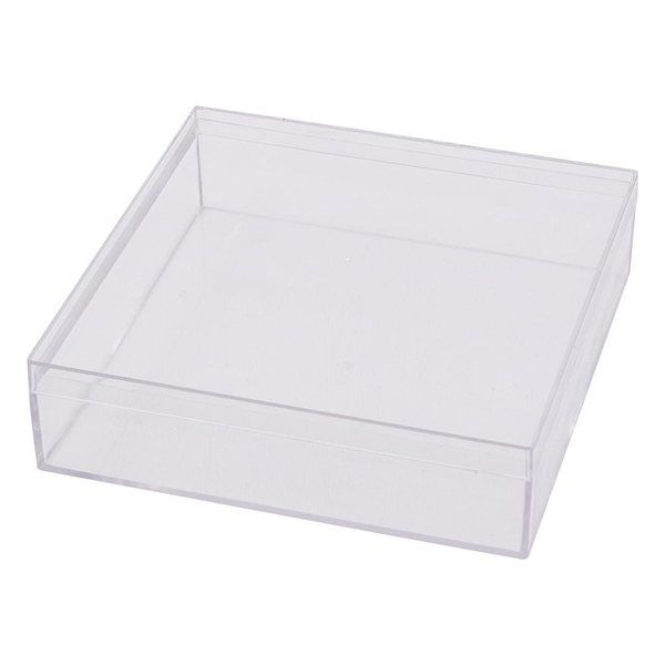 1-4698-13 スチロール角型ケース 20個 120×120×32mm 17型 【AXEL