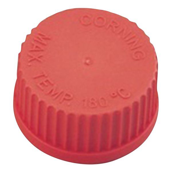 コーニングインターナショナル メディウム瓶交換キャップ 赤 GLー45 1395-45HTC 1個 1-4995-06（直送品）