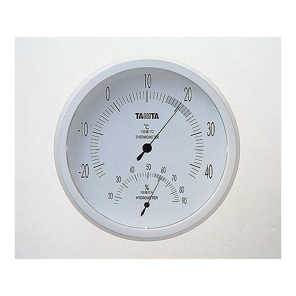 タニタ 温湿度計　（ホワイト） TT-492N 1台 1-5055-01