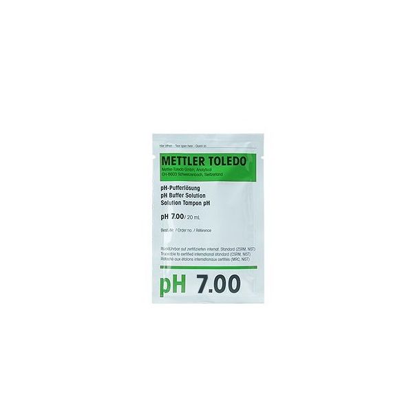 メトラー・トレド pHメータ用標準液 pH7.00 20mL×30袋入 メトラー・トレド pHメータ用標準液 pH7.00 20mL×30袋入