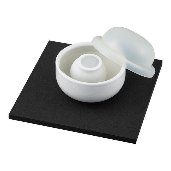 アズワン 中容量マグネット乳鉢セット 130g磁製 1-6022-02 1セット（直送品）