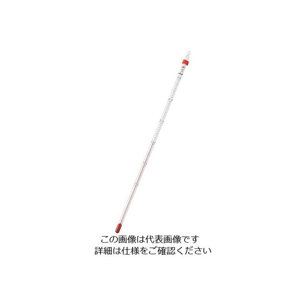 佐藤計量器製作所 赤液棒状温度計 50~50°C 0260-00 1個 1-610-05