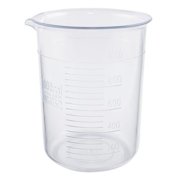ニッコー・ハンセン TPXビーカー 1000mL(手なし)1個 3009ー01 1-6165-16 1個（直送品）