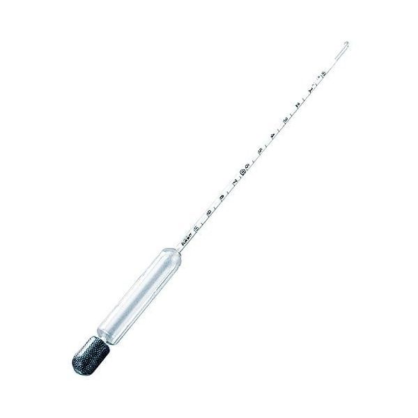 日本計量器工業 10度間重ボーメ度計 JC-9323 1本 1-6205-04（直送品）