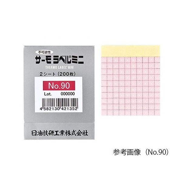 日油技研工業 サーモラベル(R)ミニシリーズ(不可逆) No.65 1袋(200枚) 1-630-04（直送品） - アスクル