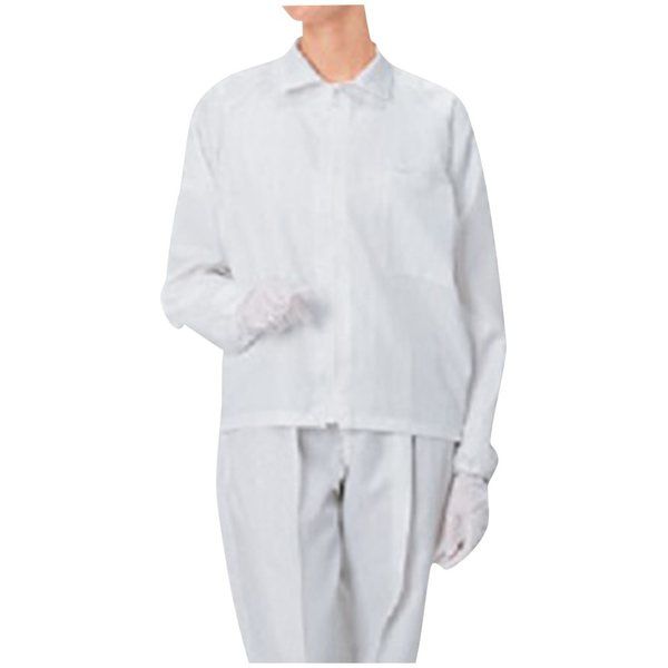 アズワン 無塵衣AS249C(男女兼用上着)M AS249C M 1着 1-6362-04（直送品）