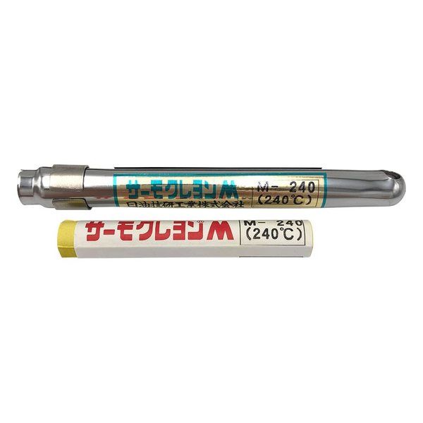 日油技研工業 サーモクレヨン(R)M(不可逆性・ペンタイプ) 黄 M-240 1袋(1本) 1-639-19（直送品）