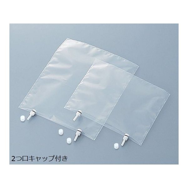 アズワン サンプリングバッグ(2フッ化) 2口キャップ 1-6663-19 1枚（直送品）