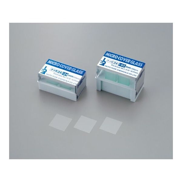 武藤化学 カバーグラス 24×32mm 1000枚入 24322 1箱(1000枚) 1-6725-04（直送品）