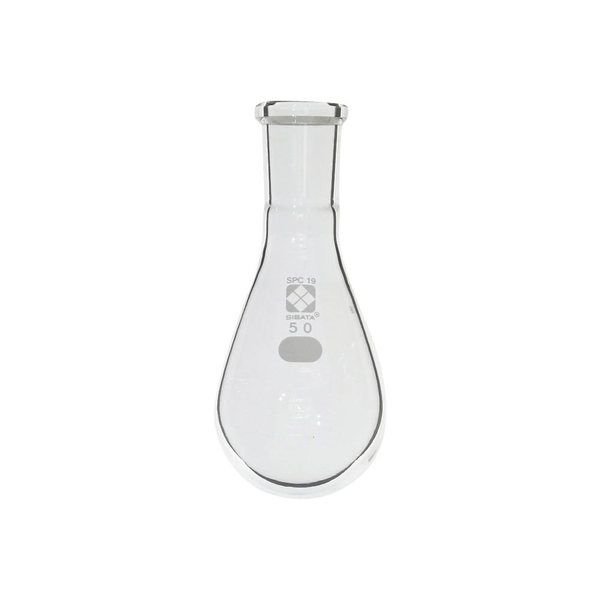 柴田科学 SPCなす形フラスコ 50mL 0301201950 1個 1-7083-03（直送品）