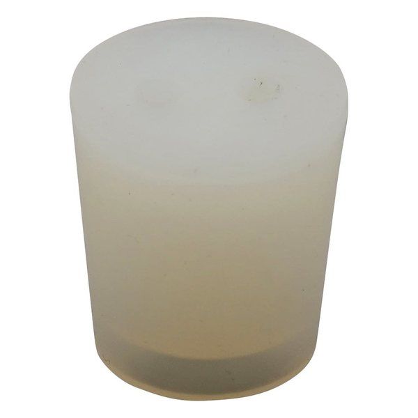 アズワン 穴付きシリコン栓 1個入 8ゴウ 1個 1-7650-01（直送品）