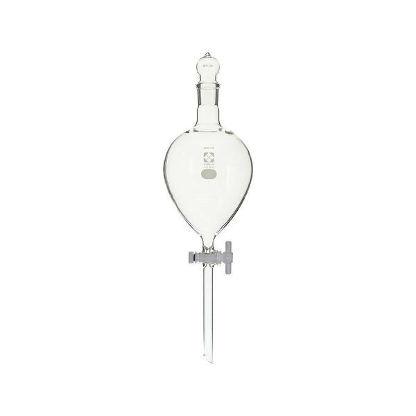 柴田科学 SPC分液丸型ロート PTFEコック付 1000mL 031230-1000 1個 1-7798-06（直送品）