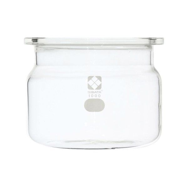 柴田科学 セパラブルフラスコ(平面摺合タイプ) 1000mL φ146mm びん形 005770-1000 1個 1-7801-01（直送品）