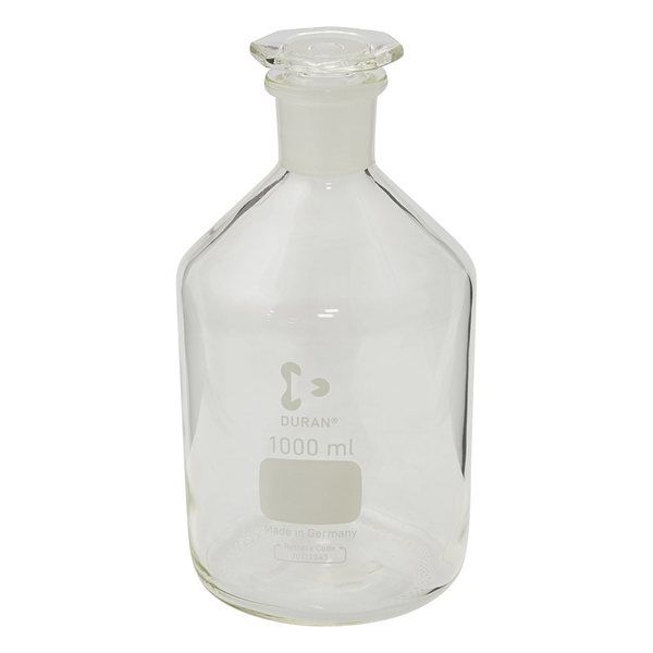 DWK Life Sciences 試薬瓶(栓付き)(デュラン(R)) 白 1000mL 211655404 1本 1-8400-06（直送品）