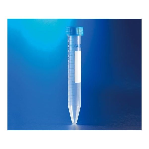 コーニングインターナショナル コニカルチューブ(遠心分離用) PP 15mL 50本/袋×10 1ラック付き 352196 1箱(500本)（直送品）